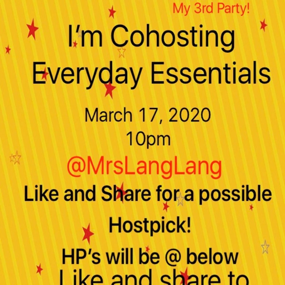 CoHosting Everyday Essentials 3/17/20 10pm - Picture 2 of 2